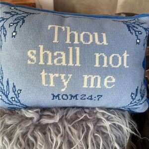 Furbish Blue Decorative Pillow